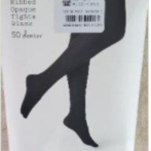 Navy Blue Ribbed hose/tights